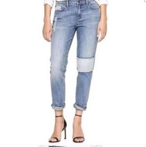 Gap jeans sexy boyfriend fit 0 or size 25 patch
